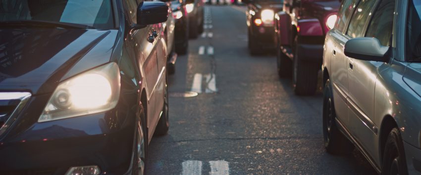 Cars in Traffic Jam